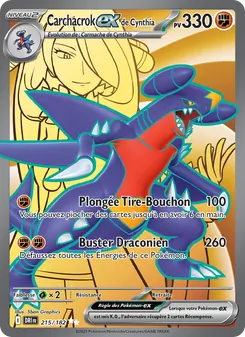 Carte Carchacrok-ex de Cynthia 215/182 – Rivalités Destinées