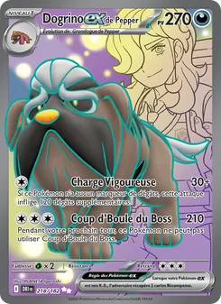 Carte Dogrino-ex de Pepper 218/182 – Rivalités Destinées