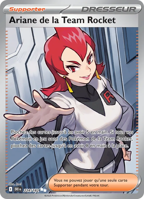 Carte Ariane de la Team Rocket 224/182 – Rivalités Destinées