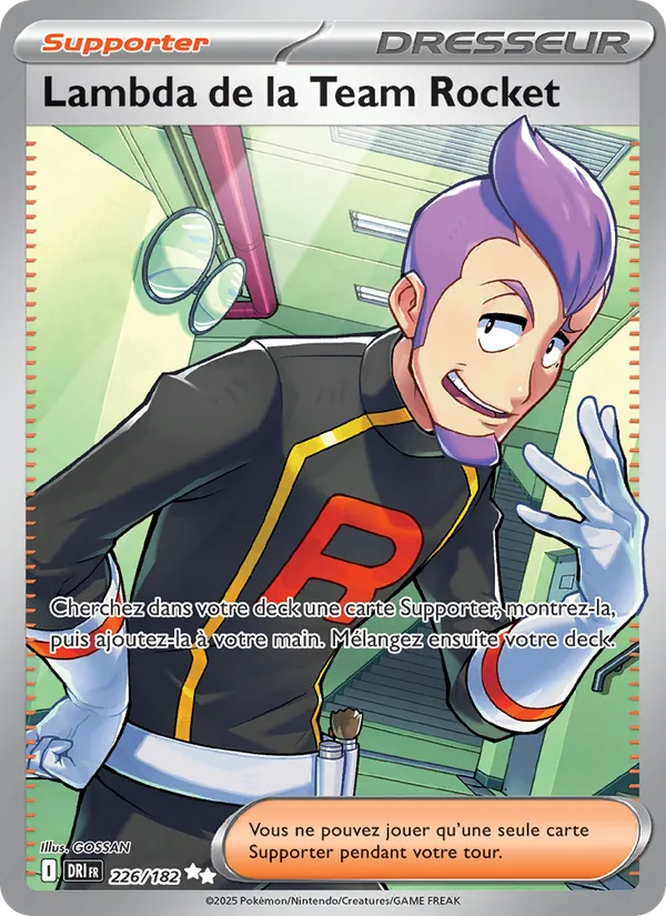 Carte Lambda de la Team Rocket 226/182 – Rivalités Destinées