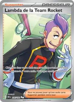 Carte Lambda de la Team Rocket 226/182 – Rivalités Destinées