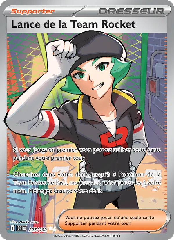 Carte Lance de la Team Rocket 227/182 – Rivalités Destinées