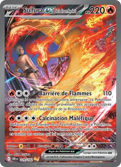 Carte Sulfura-ex de la Team Rocket 229/182 – Rivalités Destinées