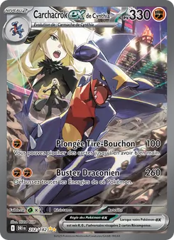 Carte Carchacrok-ex de Cynthia 232/182 – Rivalités Destinées