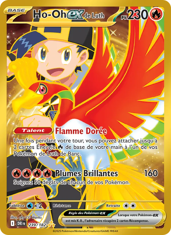 Carte Ho-Oh-ex de Luth 239/182 – Rivalités Destinées