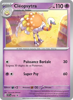 Carte Cléopsytra 010/225 – SVP Black Star Promos