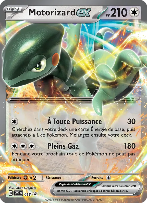 Carte Motorizard-ex 018/225 – Promo SV