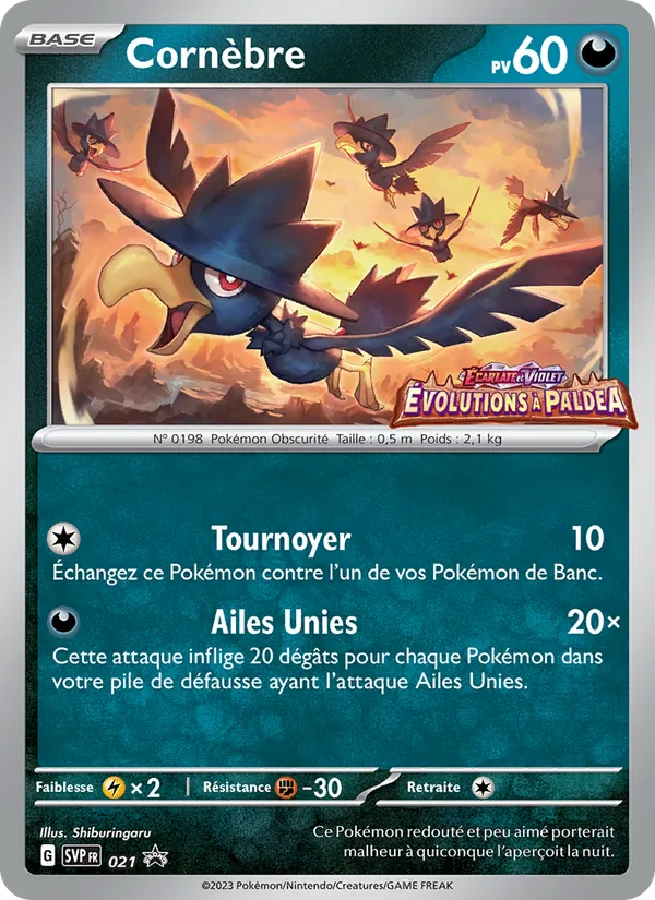 Carte Cornèbre 021/225 – Promo SV