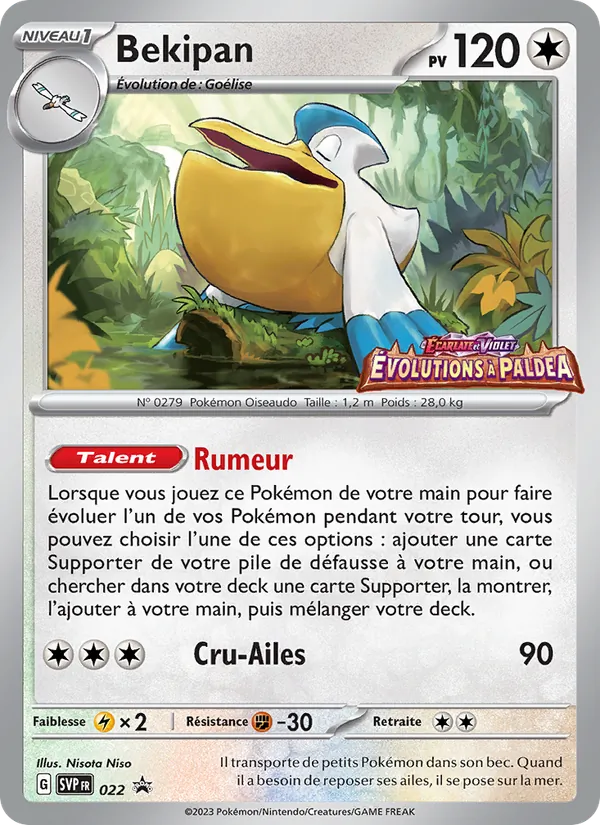 Carte Bekipan 022/225 – Promo SV