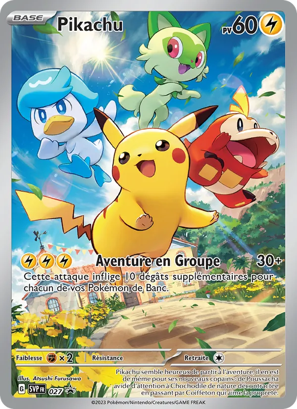 Carte Pikachu 027/225 – SVP Black Star Promos