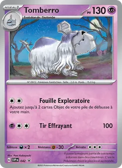 Carte Tomberro 042/225 – SVP Black Star Promos