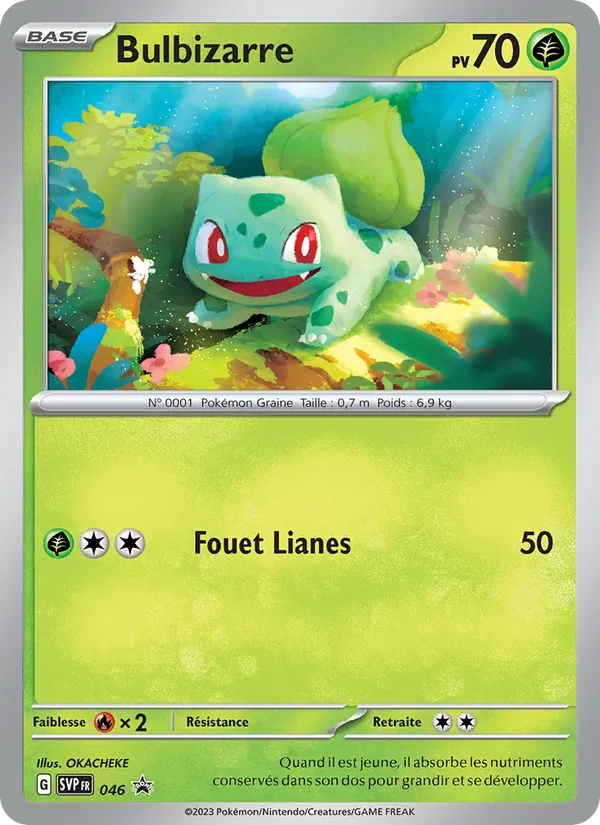 Carte Bulbizarre 046/225 – Promo SV