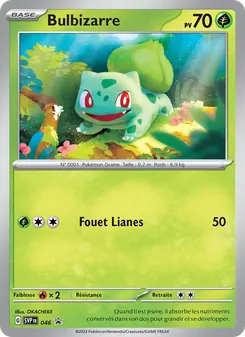 Carte Bulbizarre 046/225 – SVP Black Star Promos