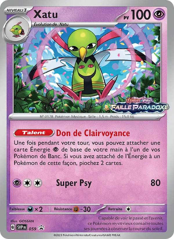Carte Xatu 059/225 – Promo SV