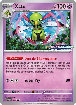 Carte Xatu 059/225 – SVP Black Star Promos