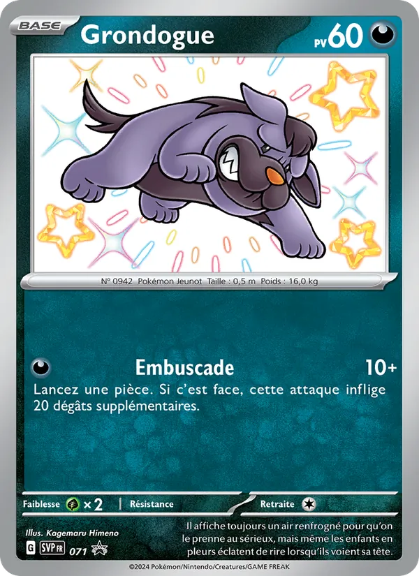 Carte Grondogue 071/225 – Promo SV