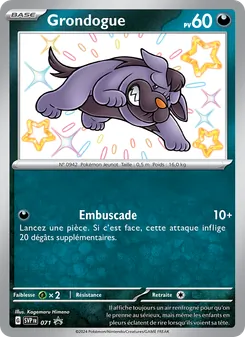Carte Grondogue 071/225 – Promo SV