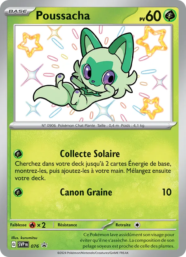 Carte Poussacha 076/225 – Promo SV