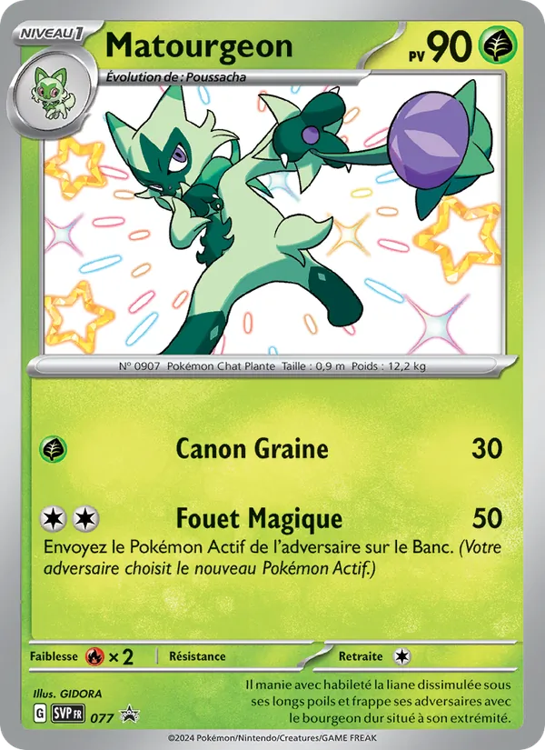 Carte Matourgeon 077/225 – Promo SV