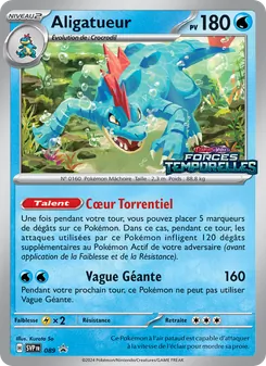 Carte Aligatueur 089/225 – SVP Black Star Promos