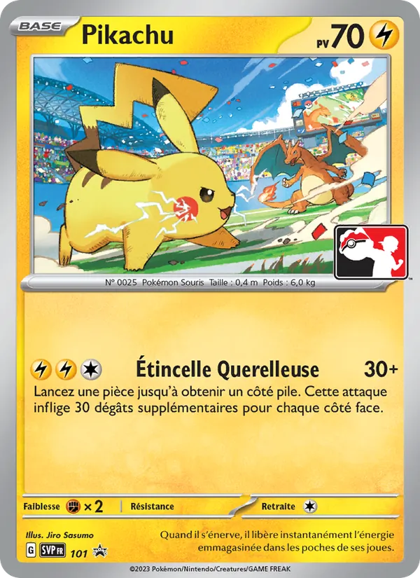Carte Pikachu 101/225 – SVP Black Star Promos