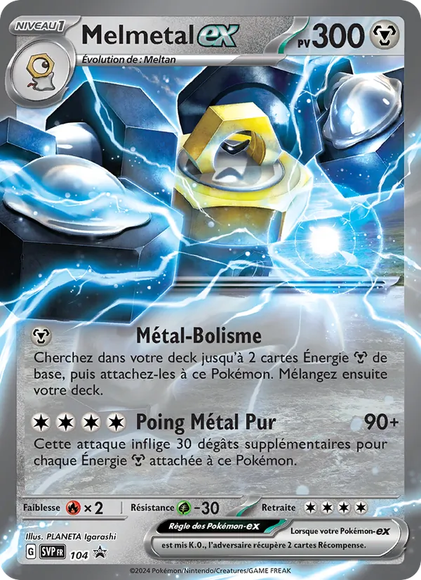 Carte Melmetal-ex 104/225 – Promo SV