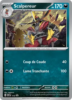 Carte Scalpereur 113/225 – Promo SV