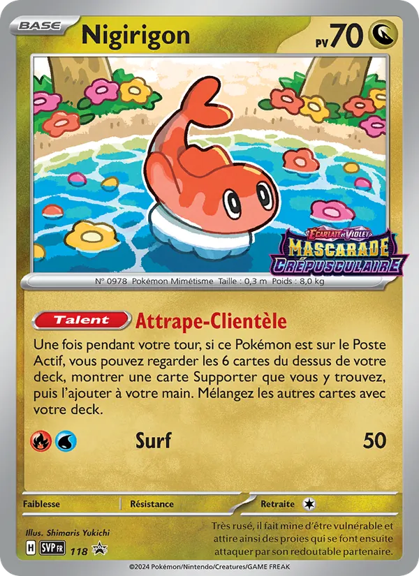 Carte Nigirigon 118/225 – Promo SV