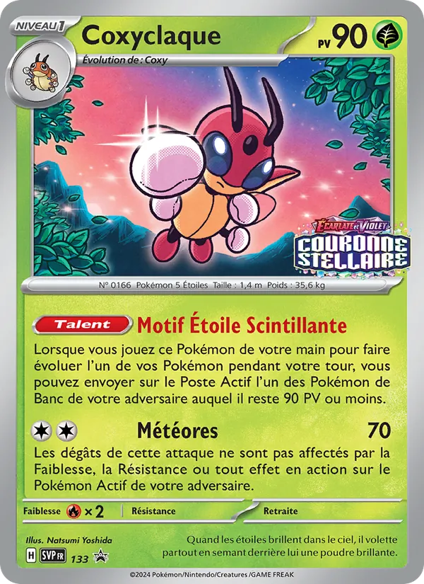 Carte Coxyclaque 133/225 – Promo SV