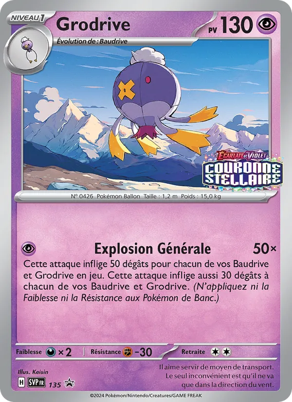 Carte Grodrive 135/225 – Promo SV