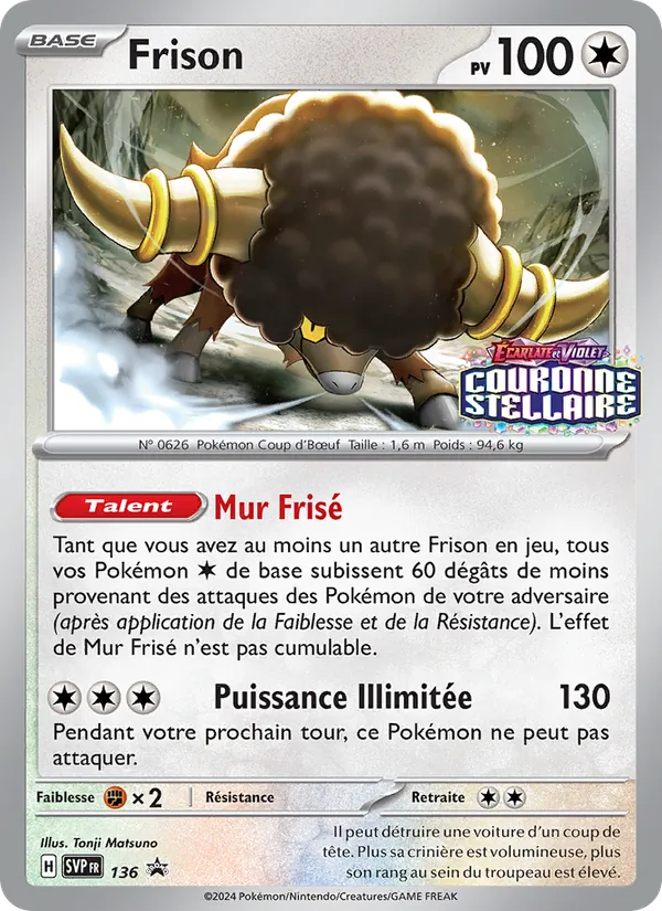 Carte Frison 136/225 – SVP Black Star Promos