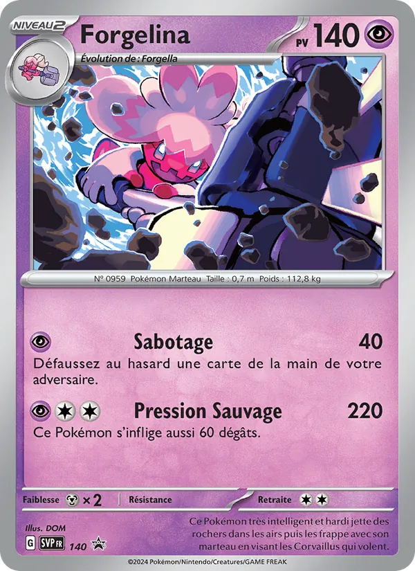 Carte Forgelina 140/225 – Promo SV