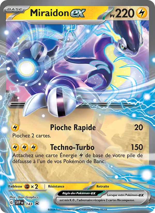 Carte Miraidon-ex 143/225 – Promo SV