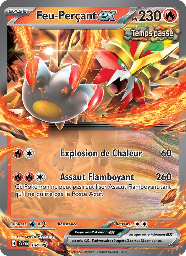 Carte Feu-Perçant-ex 144/225 – Promo SV