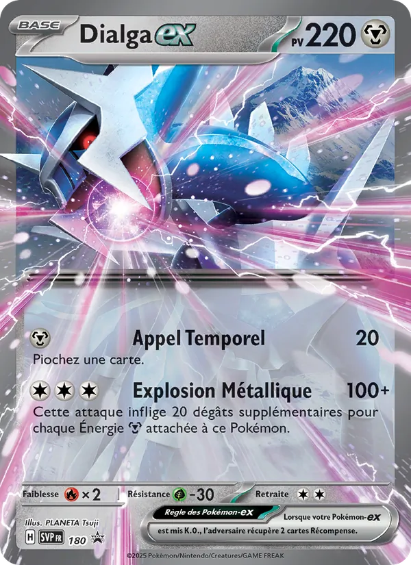 Carte Dialga-ex 180/225 – Promo SV