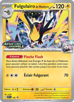 Carte Fulgulairo de Mashynn 182/225 – SVP Black Star Promos