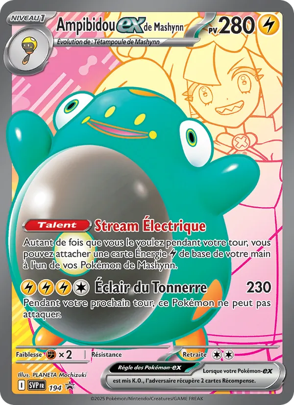 Carte Ampibidou-ex de Mashynn 194/225 – Promo SV