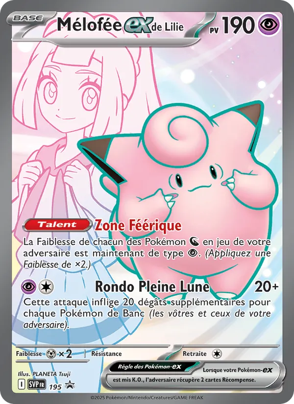 Carte Mélofée-ex de Lilie 195/225 – Promo SV