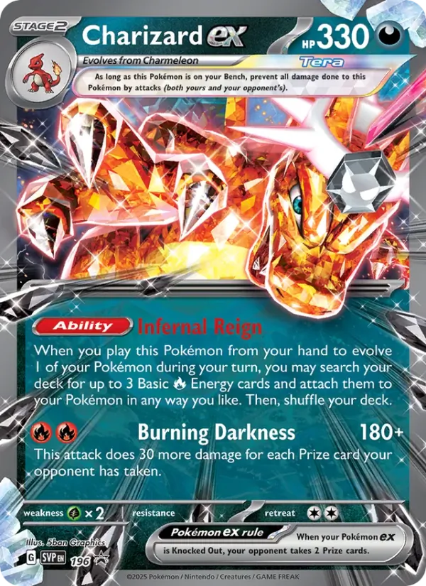 Carte Dracaufeu-ex 196/225 – Promo SV
