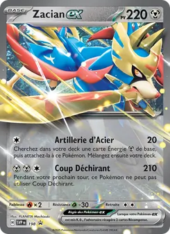 Carte Zacian-ex 198/225 – Promo SV