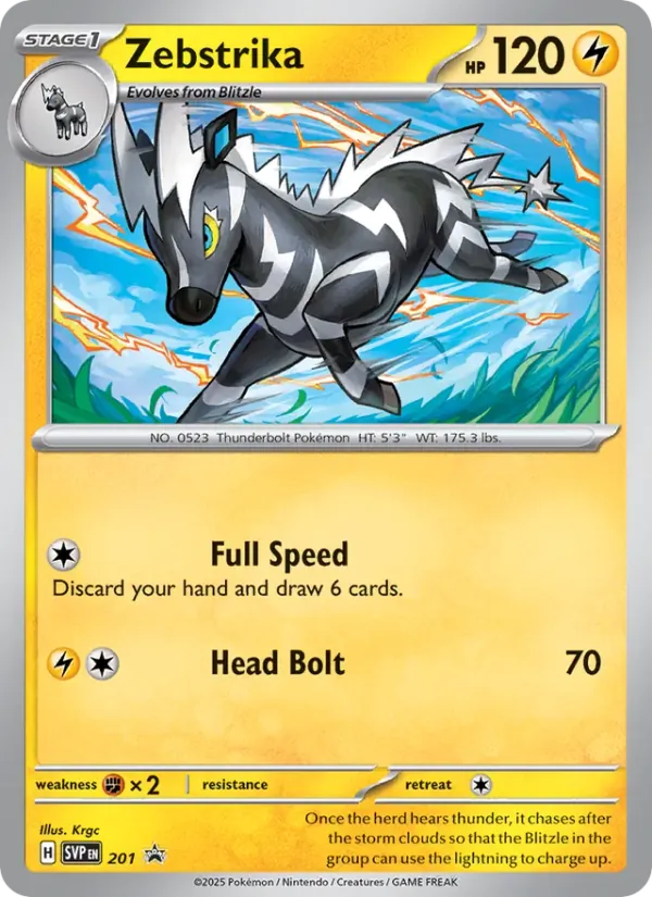Carte Zéblitz 201/225 – Promo SV