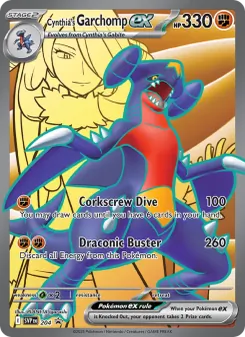 Carte Carchacrock-ex de Cynthia 204/225 – SVP Black Star Promos