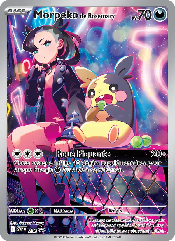 Carte Morpeko de Rosemary 206/225 – Promo SV