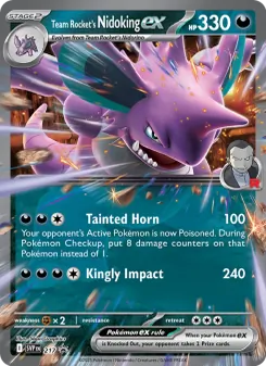Carte Nidoking-ex de la Team Rocket 217/225 – SVP Black Star Promos