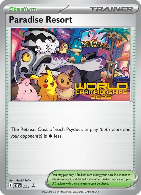 Carte Hôtel « Au paradis des Pokémon » 224/225 – Promo SV