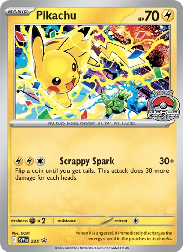 Carte Pikachu 225/225 – Promo SV