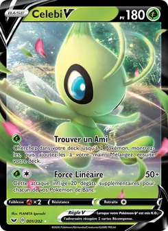 Carte Celebi V 1/202 – Épée et Bouclier
