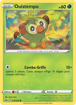 Carte Ouistempo 10/202 – Épée et Bouclier