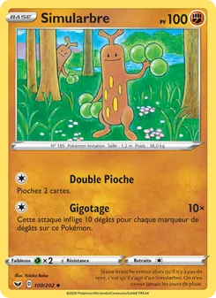 Carte Simularbre 100/202 – Épée et Bouclier
