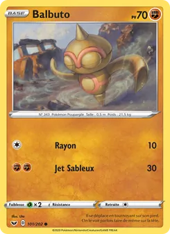 Carte Balbuto 101/202 – Épée et Bouclier
